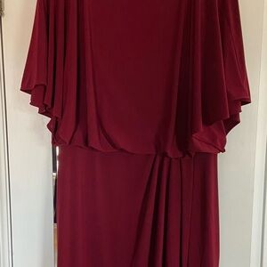 Cranberry Formal Dress, BHLDN, size 14